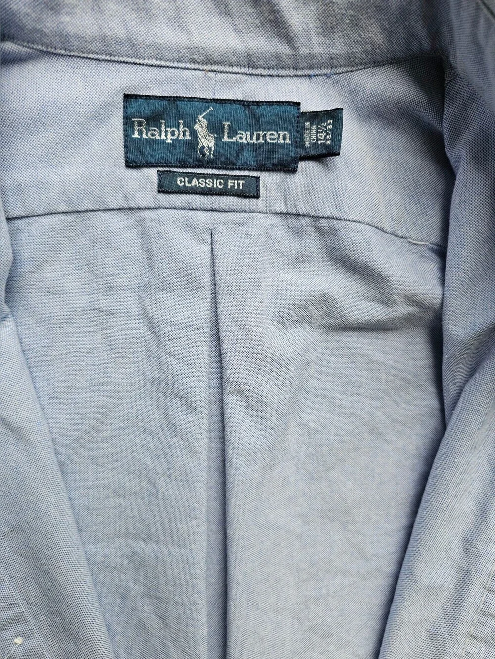 Ralph Lauren Classic Fit Light Blue Button-Up Shirt